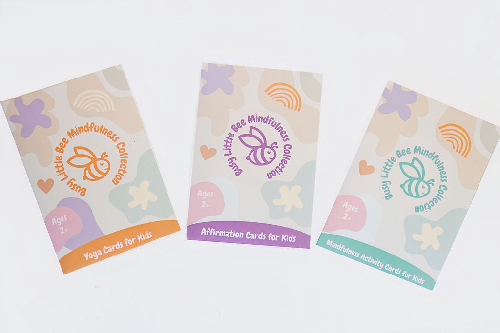 Yoga, Affirmation and Mindfulness Activity card decks for kids