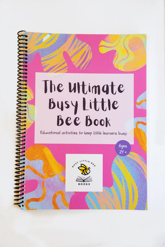 The Ultimate Busy Little Bee Book, spiral-bound activity book cover